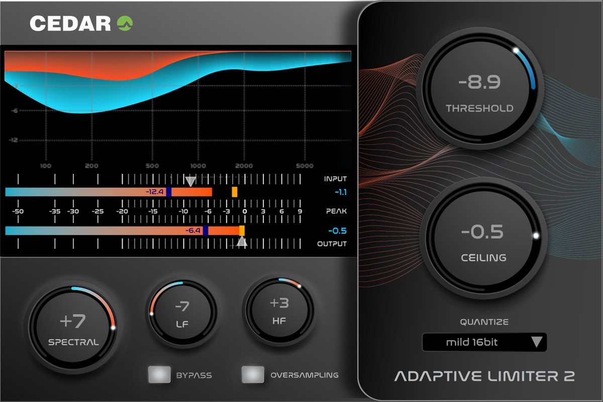 Cedar Audio Cedar icons Adaptive Limiter 2